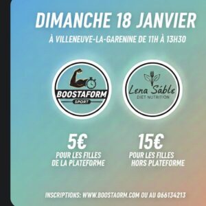 Renforcement musculaire ×× Échange autour de la nutrition